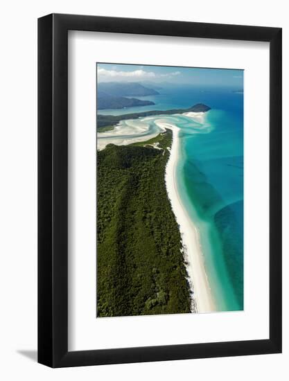 Whitehaven Beach, Australia, Aerial Photograph-null-Framed Photographic Print