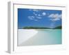 Whitehaven Beach on the East Coast, Whitsunday Island, Queensland, Australia-Robert Francis-Framed Photographic Print