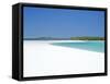 Whitehaven Beach on the East Coast, Whitsunday Island, Queensland, Australia-Robert Francis-Framed Stretched Canvas