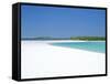 Whitehaven Beach on the East Coast, Whitsunday Island, Queensland, Australia-Robert Francis-Framed Stretched Canvas