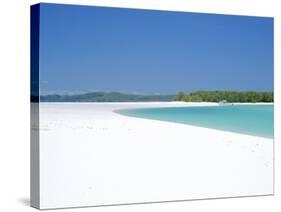 Whitehaven Beach on the East Coast, Whitsunday Island, Queensland, Australia-Robert Francis-Stretched Canvas