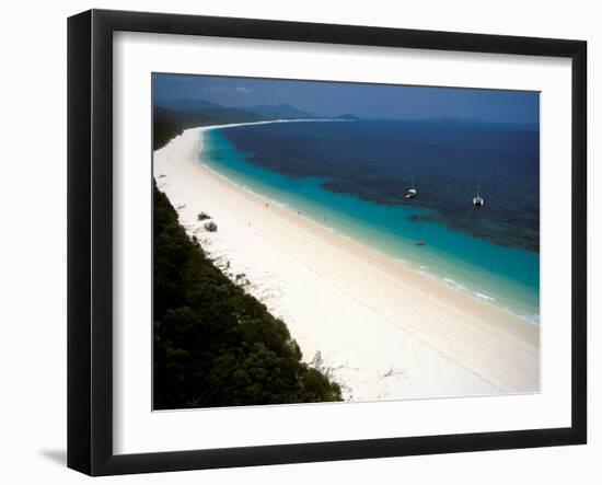 Whitehaven Beach, Whitsunday Island, Australia-Stuart Westmoreland-Framed Premium Photographic Print