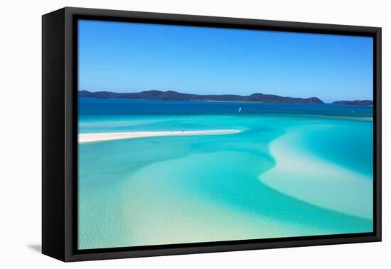 Whitehaven Beach Whitsundays-SLRPhotography-Framed Stretched Canvas