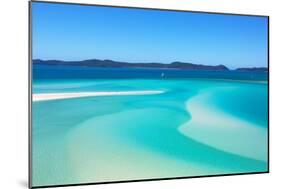 Whitehaven Beach Whitsundays-SLRPhotography-Mounted Art Print