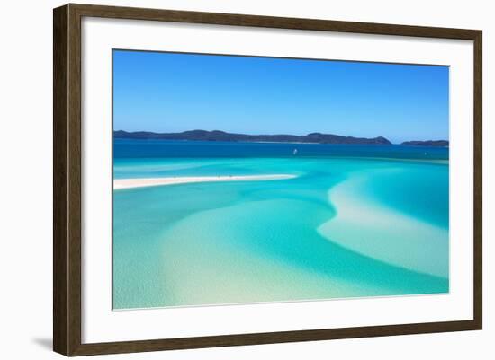 Whitehaven Beach Whitsundays-SLRPhotography-Framed Art Print