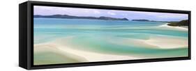 Whitehaven Beach, Witsunday Islands, Queensland, Australia-Michele Falzone-Framed Stretched Canvas