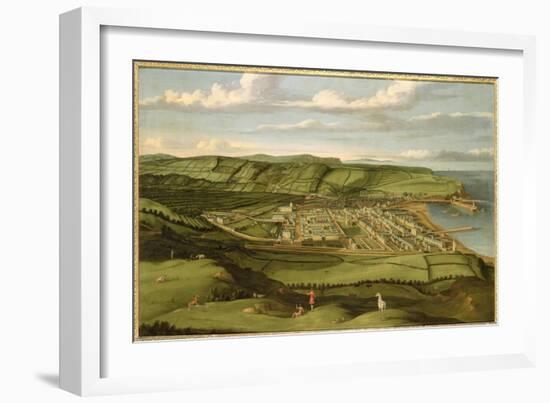 Whitehaven, Cumbria, Showing Flatt Hall, c.1730-35-Matthias Read-Framed Giclee Print