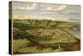 Whitehaven, Cumbria, Showing Flatt Hall, c.1730-35-Matthias Read-Stretched Canvas