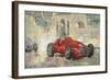 Whitehead's Ferrari Passing the Pavillion, Jersey-Peter Miller-Framed Giclee Print