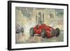 Whitehead's Ferrari Passing the Pavillion, Jersey-Peter Miller-Framed Giclee Print