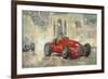 Whitehead's Ferrari Passing the Pavillion, Jersey-Peter Miller-Framed Premium Giclee Print