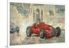 Whitehead's Ferrari Passing the Pavillion, Jersey-Peter Miller-Framed Giclee Print