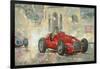 Whitehead's Ferrari Passing the Pavillion, Jersey-Peter Miller-Framed Giclee Print