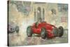 Whitehead's Ferrari Passing the Pavillion, Jersey-Peter Miller-Stretched Canvas