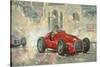 Whitehead's Ferrari Passing the Pavillion, Jersey-Peter Miller-Stretched Canvas