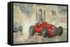 Whitehead's Ferrari Passing the Pavillion, Jersey-Peter Miller-Framed Stretched Canvas