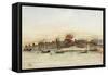 Whitehill Point on the Tyne-James Henry Cleet-Framed Stretched Canvas