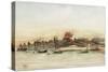 Whitehill Point on the Tyne-James Henry Cleet-Stretched Canvas