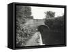 Whitehorse Bridge over the Grand Union Canal, Hillingdon, London, C1975-null-Framed Stretched Canvas