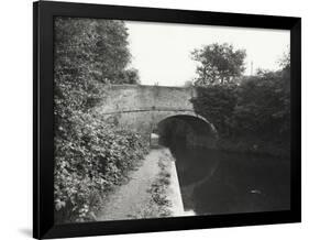 Whitehorse Bridge over the Grand Union Canal, Hillingdon, London, C1975-null-Framed Photographic Print