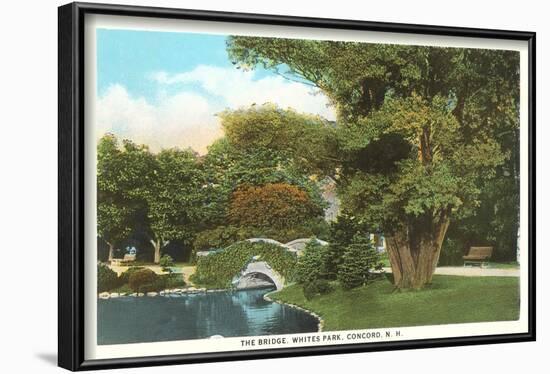 Whites Park, Concord, New Hampshire-null-Framed Art Print