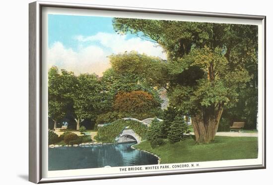 Whites Park, Concord, New Hampshire-null-Framed Art Print