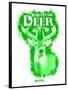 Whitetail Deer Spray Paint Green-Anthony Salinas-Framed Poster