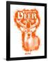 Whitetail Deer Spray Paint Orange-Anthony Salinas-Framed Poster