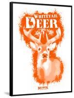 Whitetail Deer Spray Paint Orange-Anthony Salinas-Framed Poster