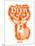 Whitetail Deer Spray Paint Orange-Anthony Salinas-Mounted Poster