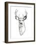 Whitetail Wireframe II-Emma Scarvey-Framed Art Print