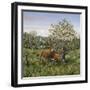 Whitetails under the Apple Tree-Jeff Tift-Framed Giclee Print