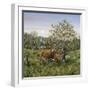 Whitetails under the Apple Tree-Jeff Tift-Framed Giclee Print