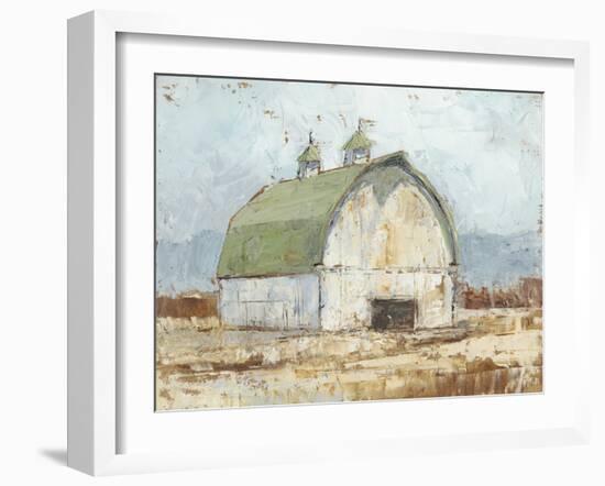 Whitewashed Barn III-Ethan Harper-Framed Art Print