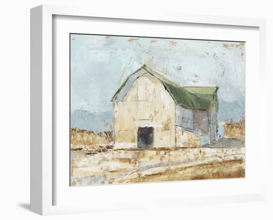 Whitewashed Barn IV-Ethan Harper-Framed Art Print