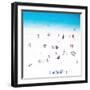 Whitewashed Beach B-THE Studio-Framed Giclee Print