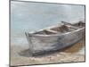 Whitewashed Boat II-null-Mounted Art Print