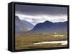 Whitewashed Cottage on Desolate Moorland Near Sligachan, Isle of Skye, Highland-Lee Frost-Framed Stretched Canvas