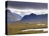 Whitewashed Cottage on Desolate Moorland Near Sligachan, Isle of Skye, Highland-Lee Frost-Stretched Canvas