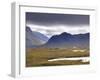 Whitewashed Cottage on Desolate Moorland Near Sligachan, Isle of Skye, Highland-Lee Frost-Framed Photographic Print