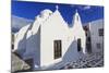 Whitewashed Panagia Paraportiani, Mykonos most famous church, under a blue sky, Mykonos Town (Chora-Eleanor Scriven-Mounted Photographic Print