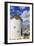 Whitewashed windmill and houses, Mykonos Town (Chora), Mykonos, Cyclades, Greek Islands, Greece, Eu-Eleanor Scriven-Framed Photographic Print