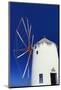 Whitewashed Windmill, Santorini, Cyclades, Greece-Lee Frost-Mounted Photographic Print