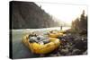 Whitewater Rafting on the Chilko River. British Columbia, Canada-Justin Bailie-Stretched Canvas