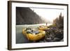 Whitewater Rafting on the Chilko River. British Columbia, Canada-Justin Bailie-Framed Photographic Print