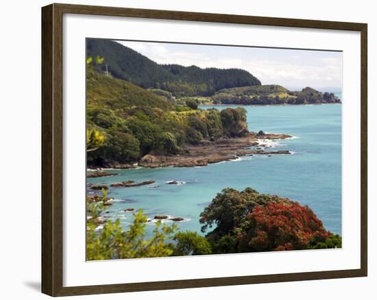 Whitianga Bay, East Cape, New Zealand-David Wall-Framed Photographic Print