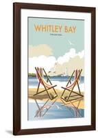Whitley Bay - Dave Thompson Contemporary Travel Print-Dave Thompson-Framed Giclee Print