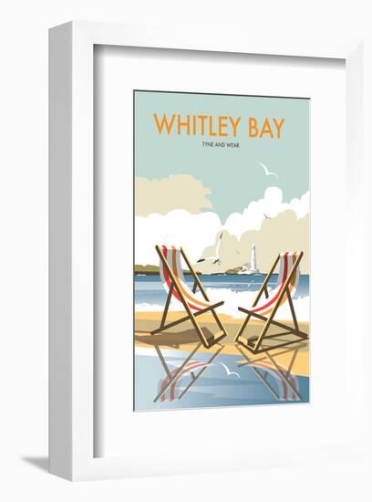 Whitley Bay - Dave Thompson Contemporary Travel Print-Dave Thompson-Framed Giclee Print