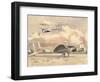 Whitley Bombers Sunning, 1940 (W/C on Paper)-Paul Nash-Framed Giclee Print