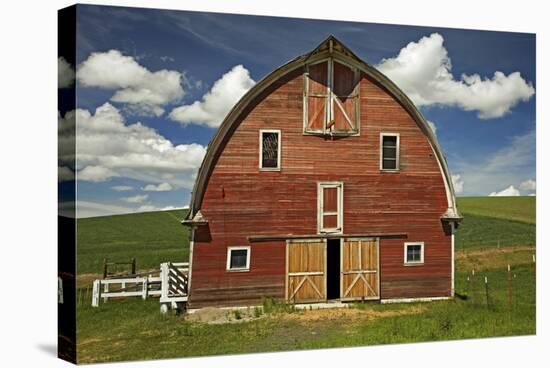 Whitman County, Palouse, Barn, Washington, USA-Charles Gurche-Stretched Canvas